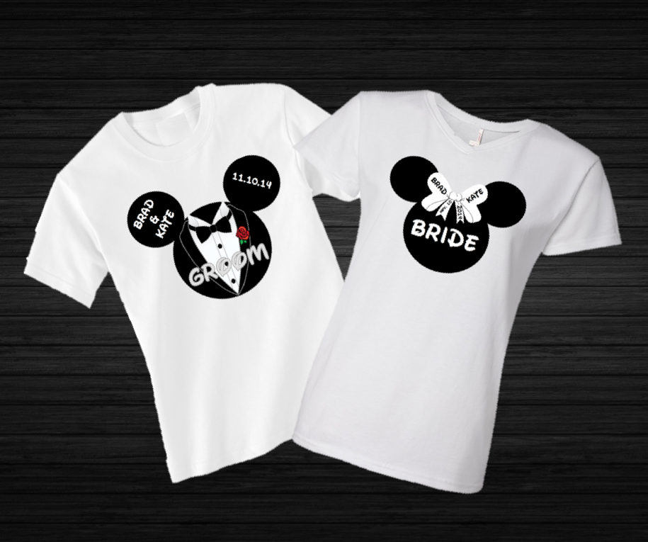 Disney Bride and Groom T-Shirts | The Official Site of Logan To Layla