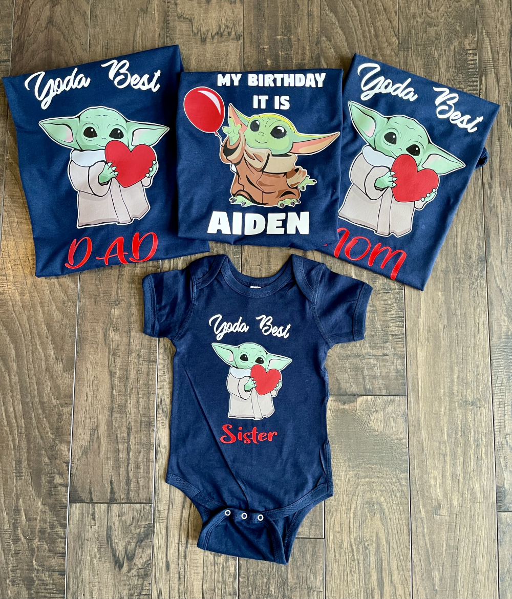 Baby Yoda Birthday Shirt Star Wars Family Vacation T-shirts | The ...