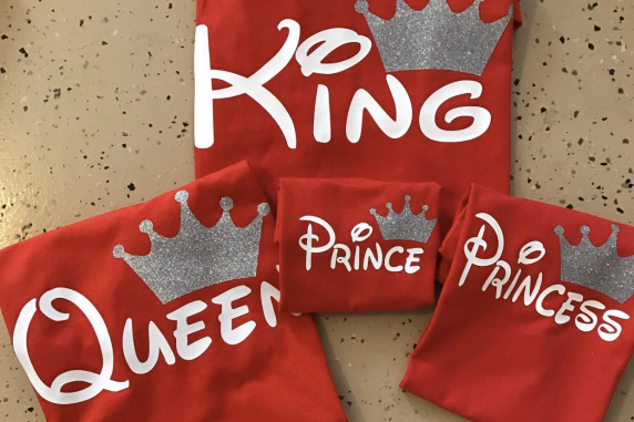 Disney King Queen, Prince & Princess Shirt Family Vacation T-shirts