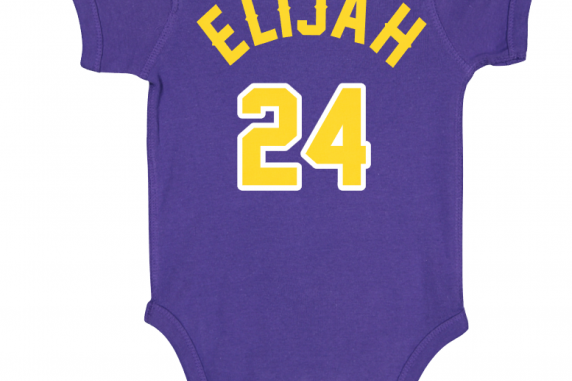 Kobe Bryant Onesie Purple