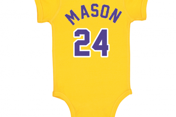 Kobe Bryant Onesie Gold