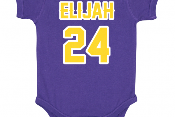 Kobe Bryant Onesie Purple