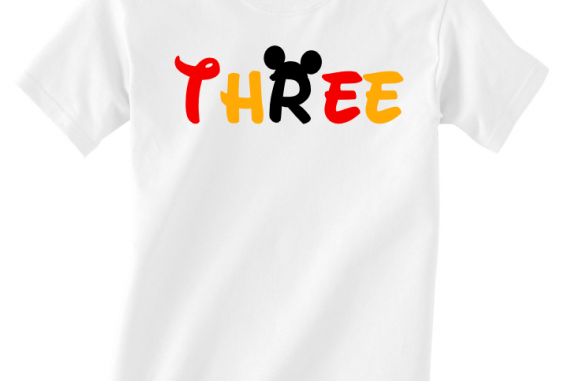 Disney Birthday Shirt Three Family Vacation Family T-shirts