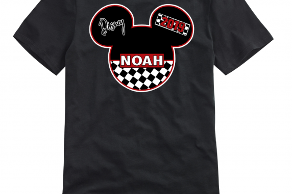 Disney Checker Board Matching Family Vacation T-shirts