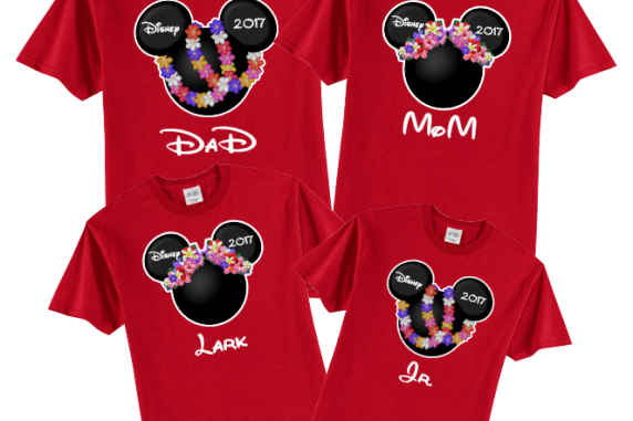 Disney Hawaii Family Shirt / Pants  Mickey and Minnie Vacation T-Shirt Bottoms