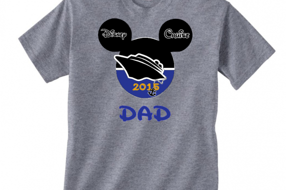 Disney Family Cruise Ship Vacation T-Shirts - Gray
