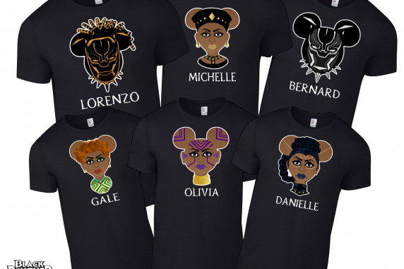 Disney Black Panther Super Hero Family Mickey  Mouse Shirts Flowy Tops and Tank