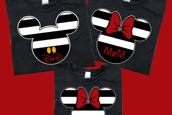 Disney Family Stripes  Mickey and Minnie Vacation T-Shirt