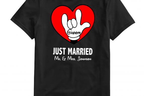 Heart Mickey Tee Disney Valentines Day Shirt