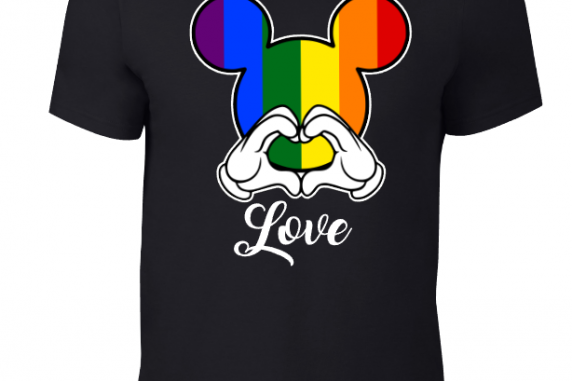 Disney Pride Family Minnie Mouse Flowy Tops and Tank Top