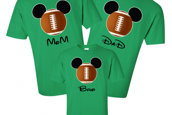 Mickey & Minnie football"  Boy