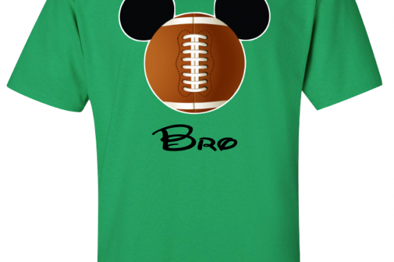 Mickey & Minnie football"  Boy