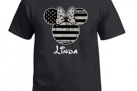 Disney Distress American Flag Disney Family Mickey Mouse and Minnie Mouse Flowy