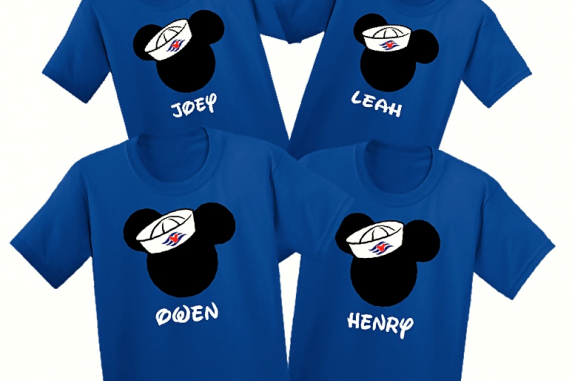 Disney Cruise Sailor Hat Family Vacation T Shirts