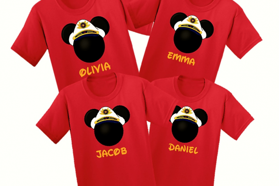 Disney Cruise Captain Hat Family Vacation T Shirts