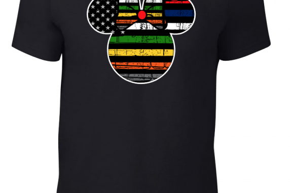 Disney First Responders Disney Family Mickey Mouse and Minnie Mouse Flowy Tops T