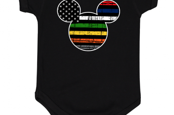 Disney First Responders Disney Family Mickey Mouse and Minnie Mouse Flowy Tops T