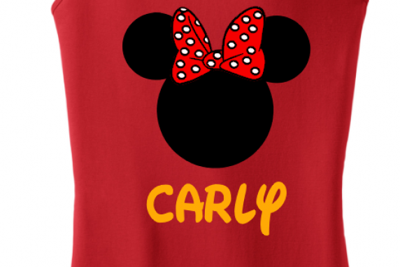 Disney Family Minnie Mouse Flowy Tops and Tank Top