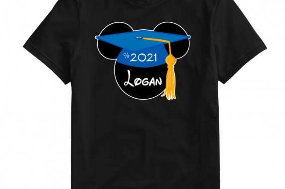 "Mickey Graduation Cap Ears"  Vacation Family T-shirts boy