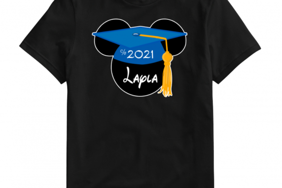 "Mickey Graduation Cap Ears"  Vacation Family T-shirts girl