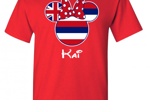Hawaii American Flag Disney Family T-shirt