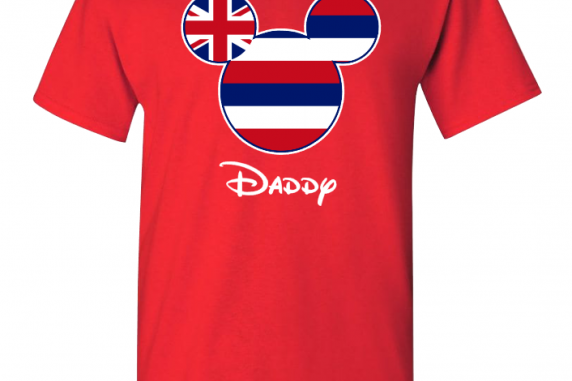Hawaii American Flag Disney Family T-shirt