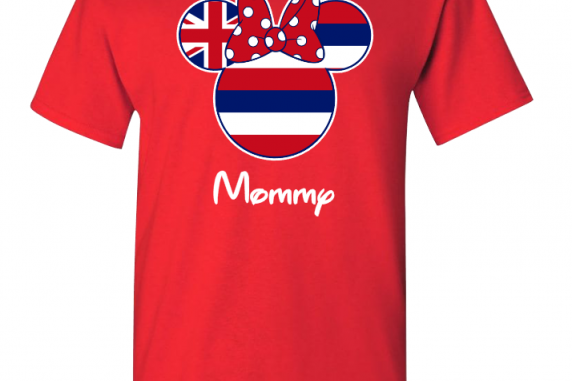 Hawaii American Flag Disney Family T-shirt