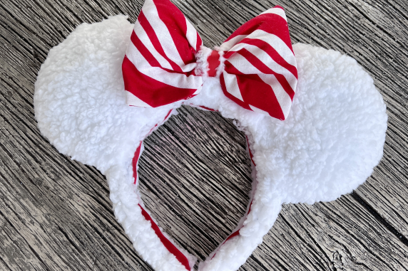 Disney Christmas Minnie Mouse Ears, Mickey Mouse Headband, Mouse Ears