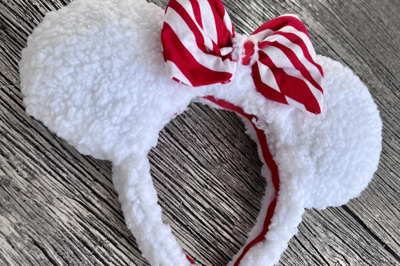 Disney Christmas Minnie Mouse Ears, Mickey Mouse Headband, Mouse Ears
