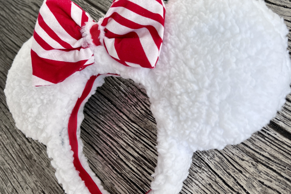 Disney Christmas Minnie Mouse Ears, Mickey Mouse Headband, Mouse Ears