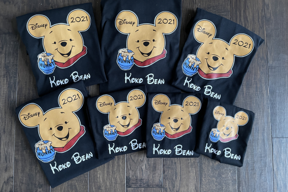 DISNEY WINNIE THE POOH FAMILY MICKEY & MINNIE MOUSE T-SHIRT