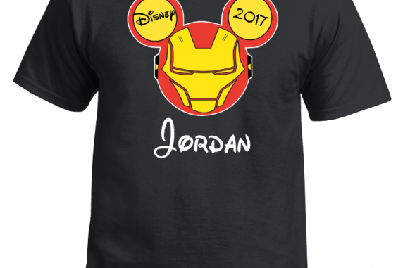 Iron Man Super Heros custom disney T-Shirt