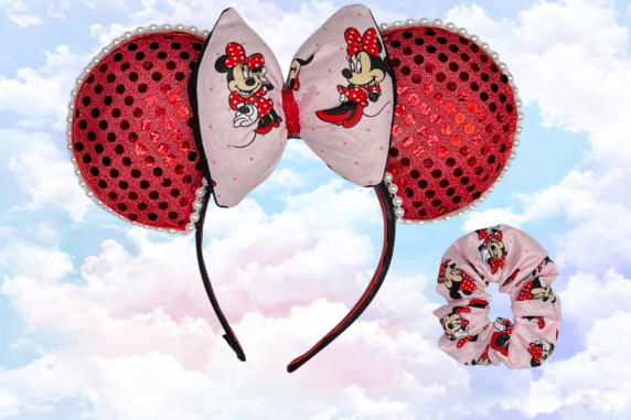 WDW Minnie Mouse Ears, Mickey Mouse Headband
