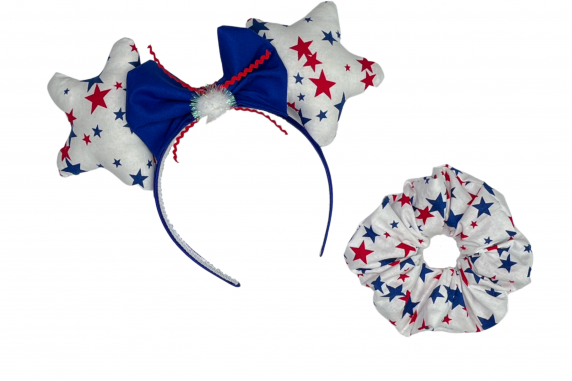 American Flag Patriots Scrunchie
