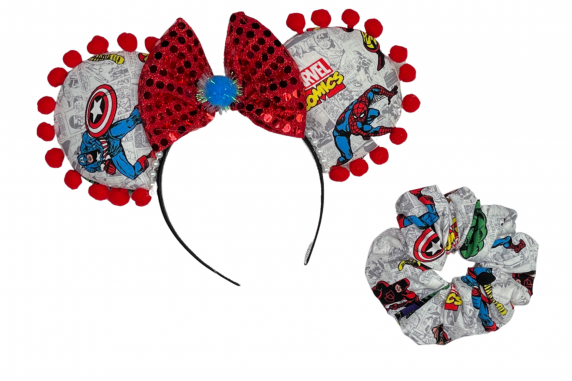 WDW Marvel Scrunchie
