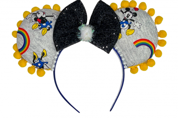 Rainbow Pride LGBTQ WDW Mickey Mouse Ears, Mickey Mouse Headband