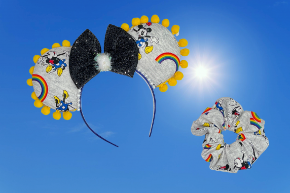 Rainbow Pride LGBTQ WDW Mickey Mouse Ears, Mickey Mouse Headband