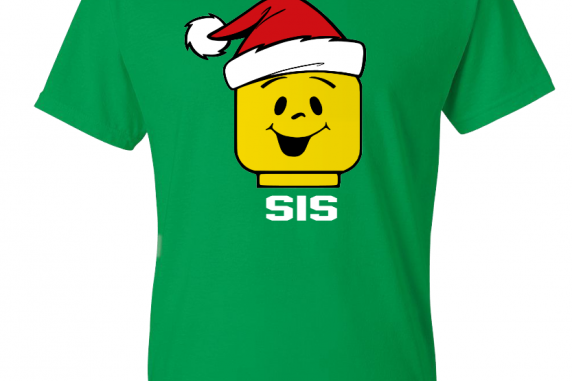 Santa Lego Personalized Family Shirts with Facial Expression Legoland T-Shirts