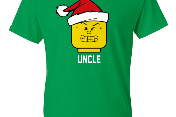 Santa Lego Personalized Family Shirts with Facial Expression Legoland T-Shirts