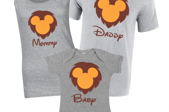Disney Mickey Lion King Animal Kingdom Family T-Shirts
