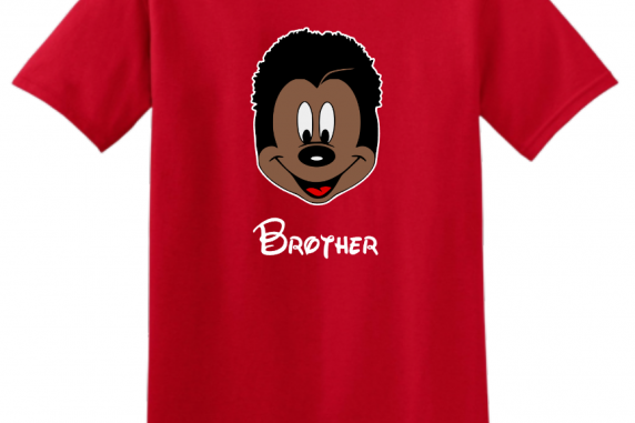 Disney Mickey Mouse and Minnie Mouse Natural Afro T-Shirt