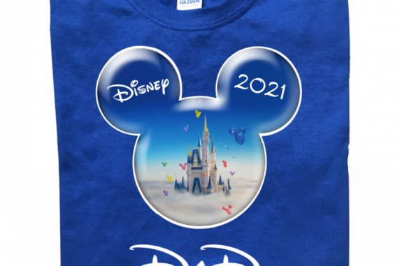 Disney Castle Family Vacation T-shirts Dad