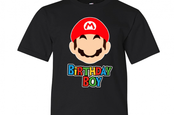 Super Mario Birthday T-shirts