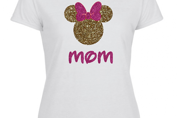 Disney "Glitter" Minnie Family Vacation T-Shirts mom