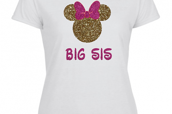 Disney "Glitter" Minnie Family Vacation T-Shirts Girl