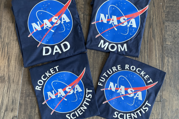 Nasa Space Family Birthday Shirt