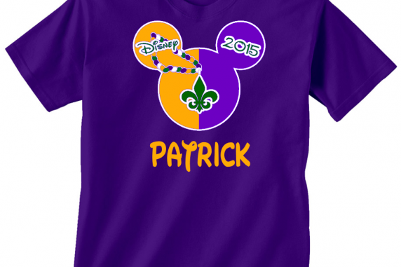 Mickey Mardi Gras Bead Family Vacation