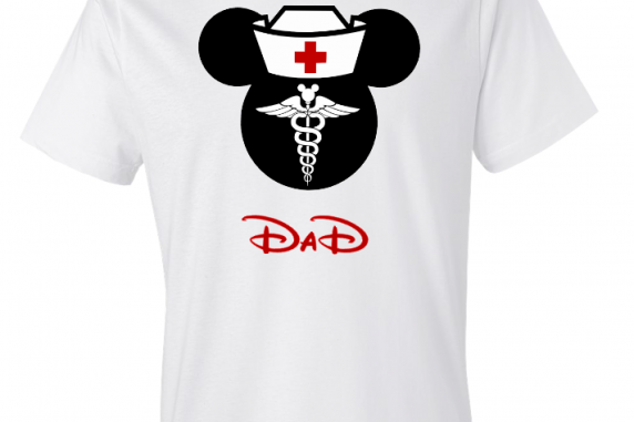 Disney Nurse Family Minnie Mouse Flowy Tops and Tank Top