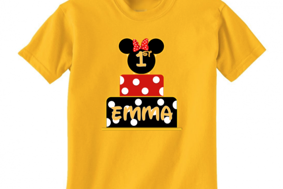 Minnie Mouse Birthday Cake Shirt