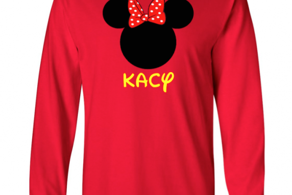 Disney Mickey and Minnie Mouse Family Vacation Long Sleeve Shirt